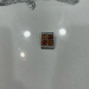 Lia Sophia Pendent Square Enamel Pendant